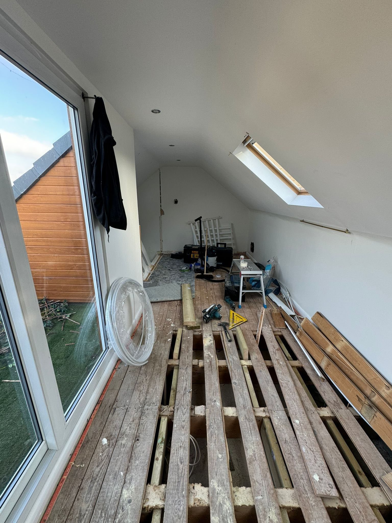 Before and after bathroom renovation project