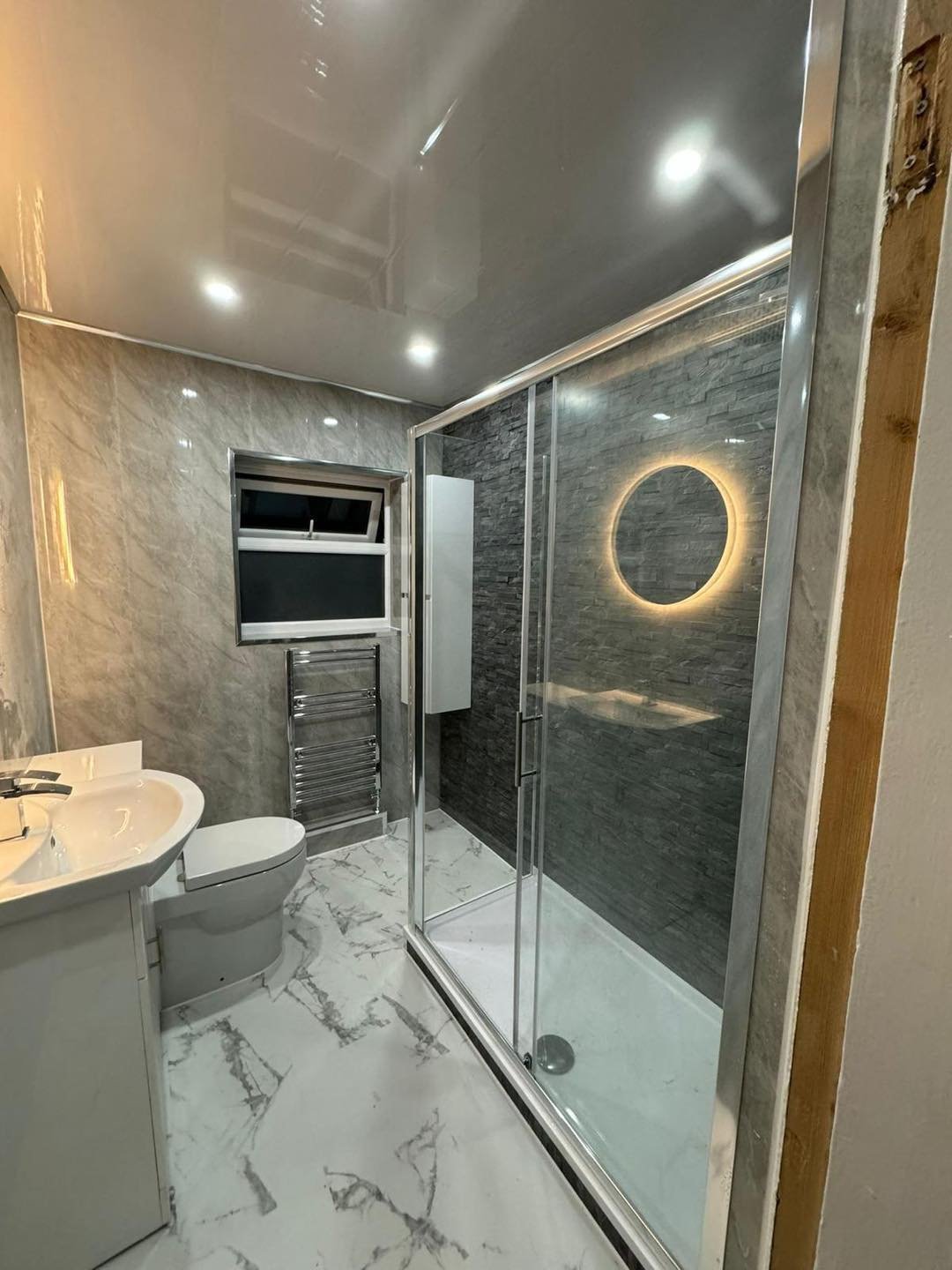 Luxury shower room by Luxury UPVC bathroom and kitchen renovation specialists