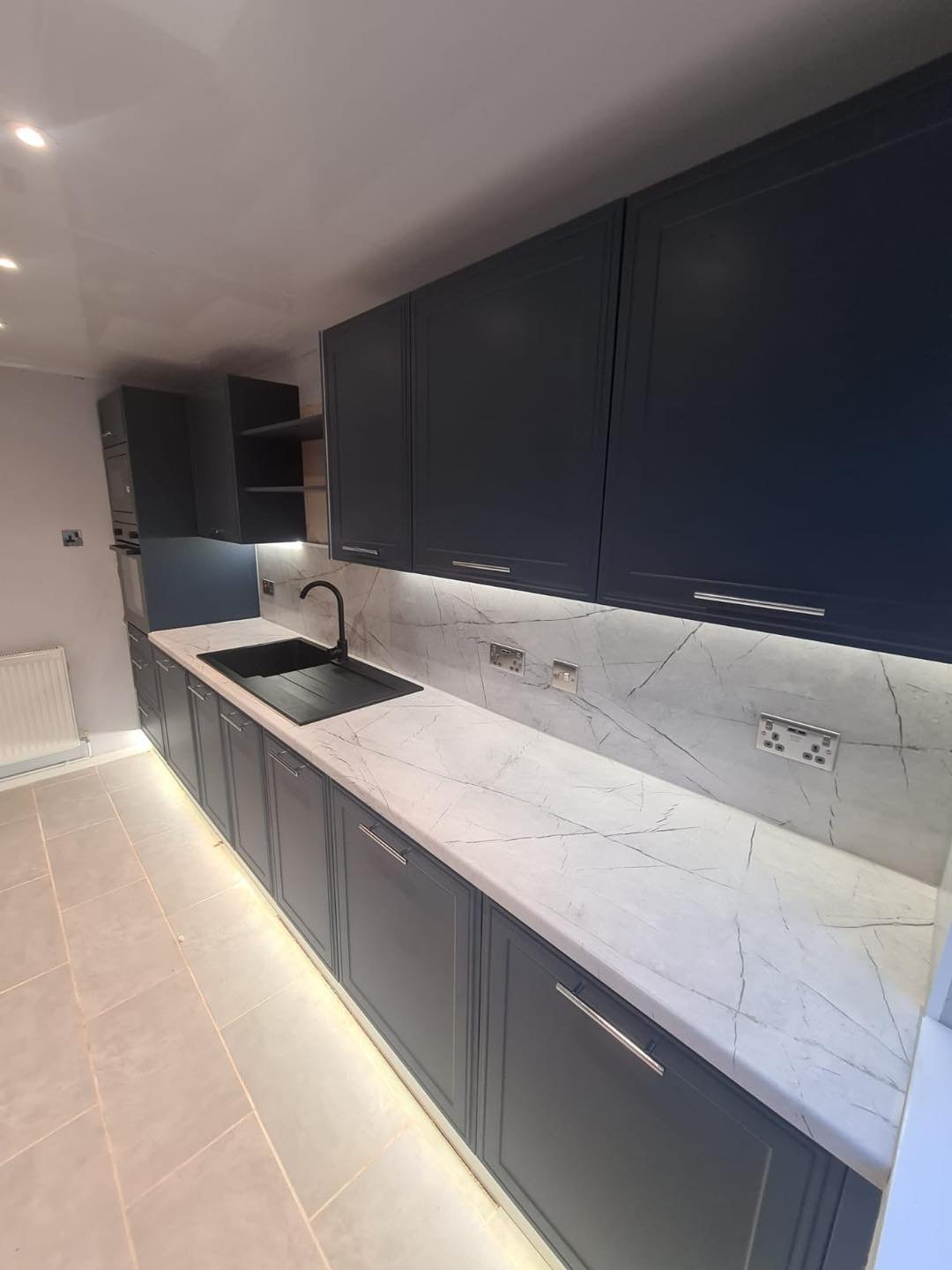 Completed modern luxury kitchen renovation
