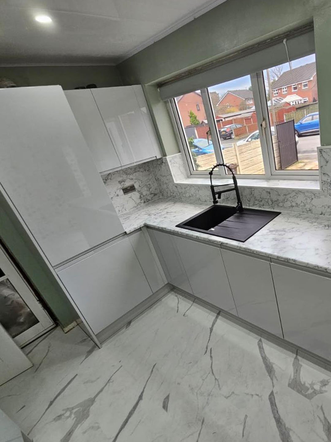 Custom kitchen installation