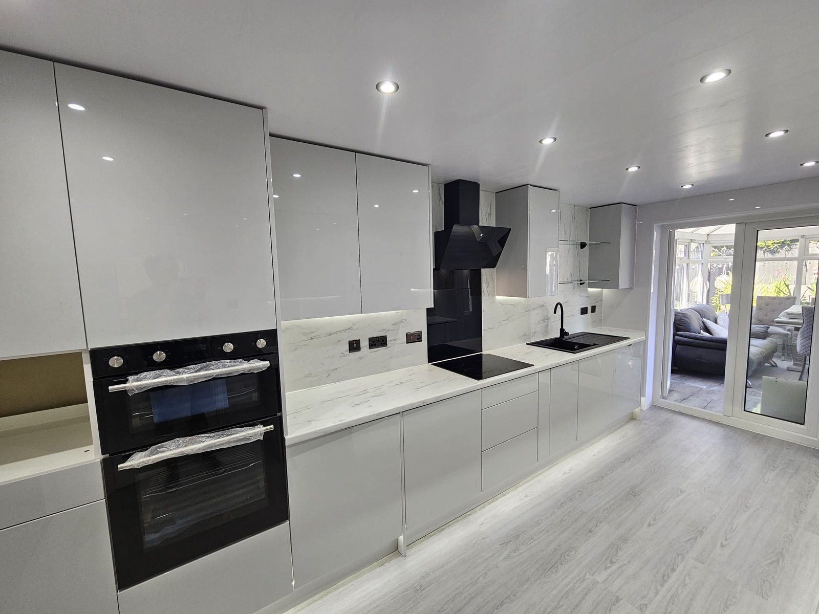Completed modern luxury kitchen renovation