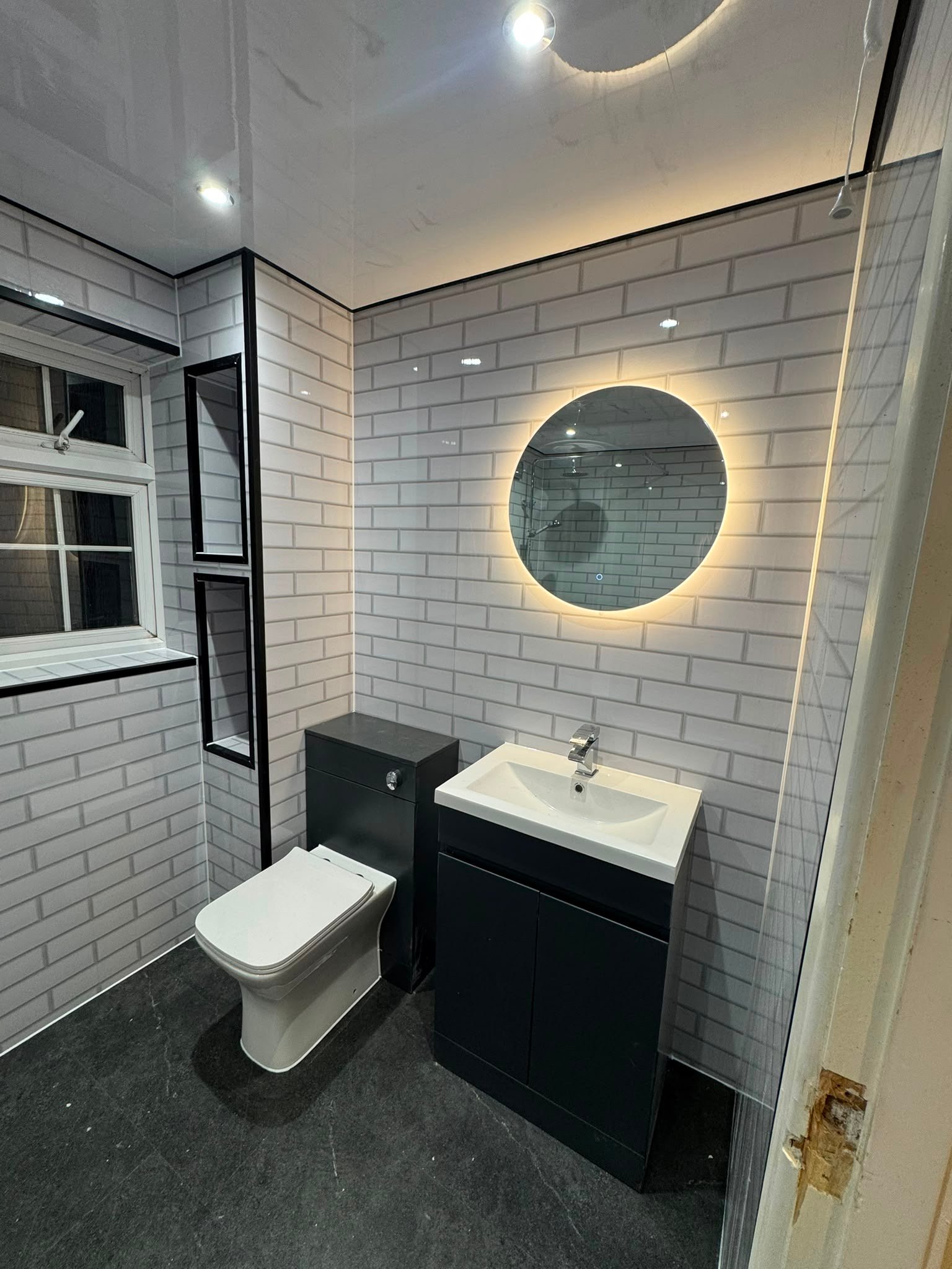 Chrome bathroom renovation package